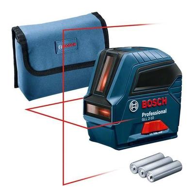 Bosch Professional GLL 2-10 Line Laser - Range of 10 Meters - 0601063L00