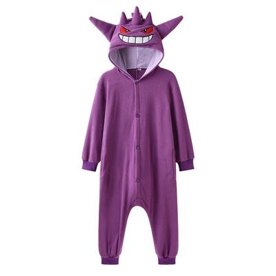 Fleece Onesie For Kids Children Kigurumi Halloween Cosplay Costume Party Gift