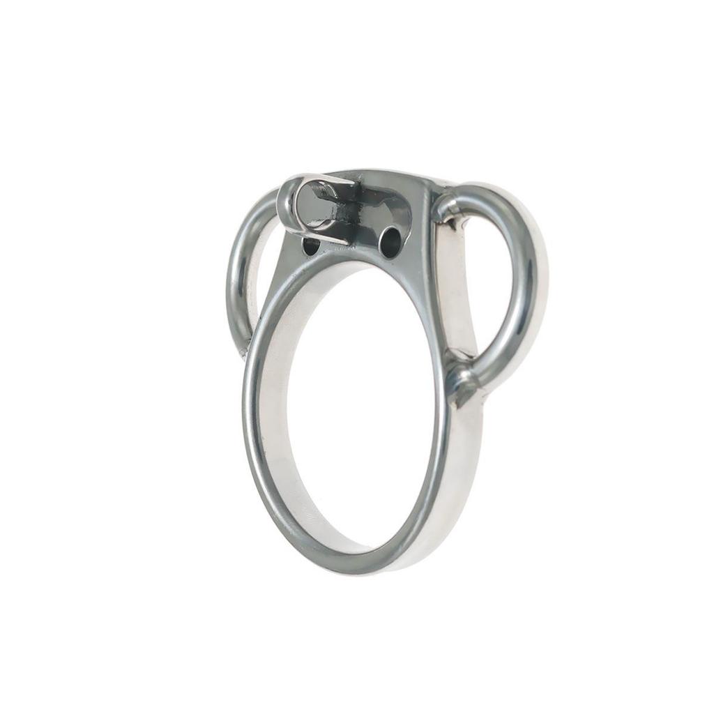 Waistband Chastity Lock - Stainless Steel Hollow Penis Cage