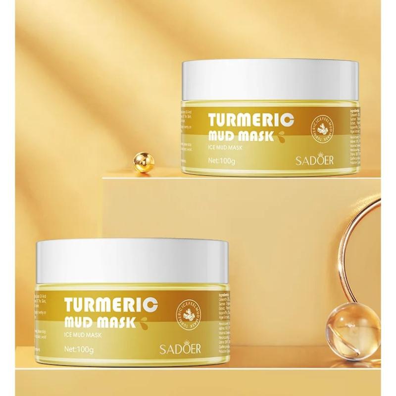 Sadoer Ginger Green Tea Mud Masks Face Moisturizing Whitening Anti Wrinkle Remove Blackhead Facial Masks Clay Skin Care