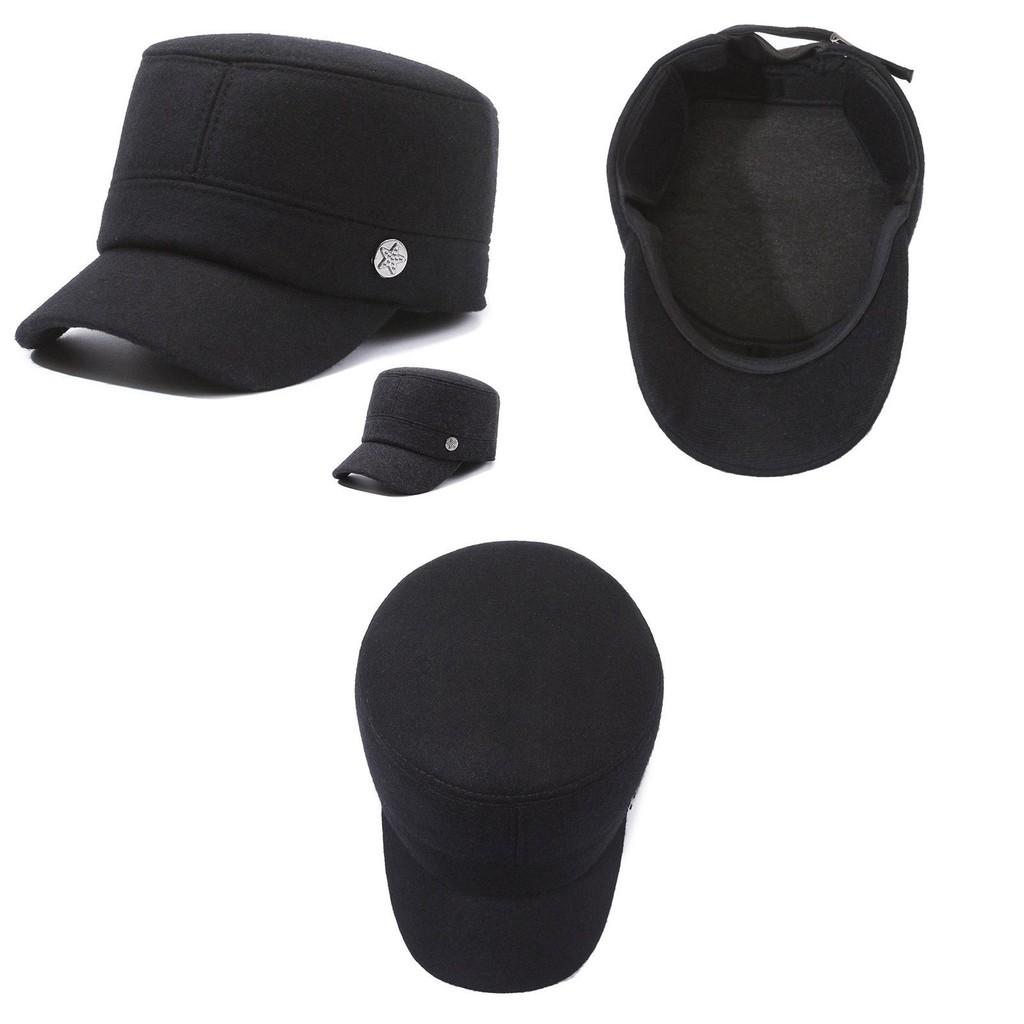 Middle Elderly Aged Hats Big Heads Protective Ear Winter Warmth Velvet Thickened