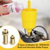 Brake Bleed Kit for Shimano Hydraulic Brakes, Brake Fluid Change Hydraulic Kits, Including 2Pcs 60ml Brake Fluid Mineral Oil