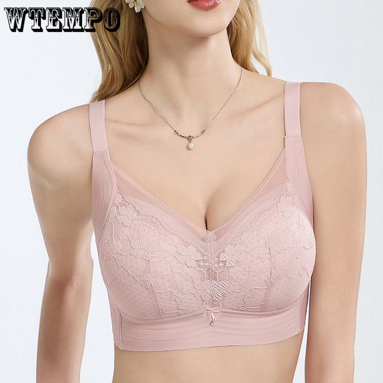 Breast Collection Bra Women's Top Support Bra Women's Thin Full Cup Bra Push Up Bra