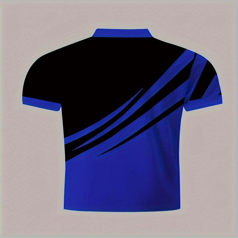 Pánské outdoorové business casual rychleschnoucí nejnovější letní polo tričko s 3D digitálním potiskem