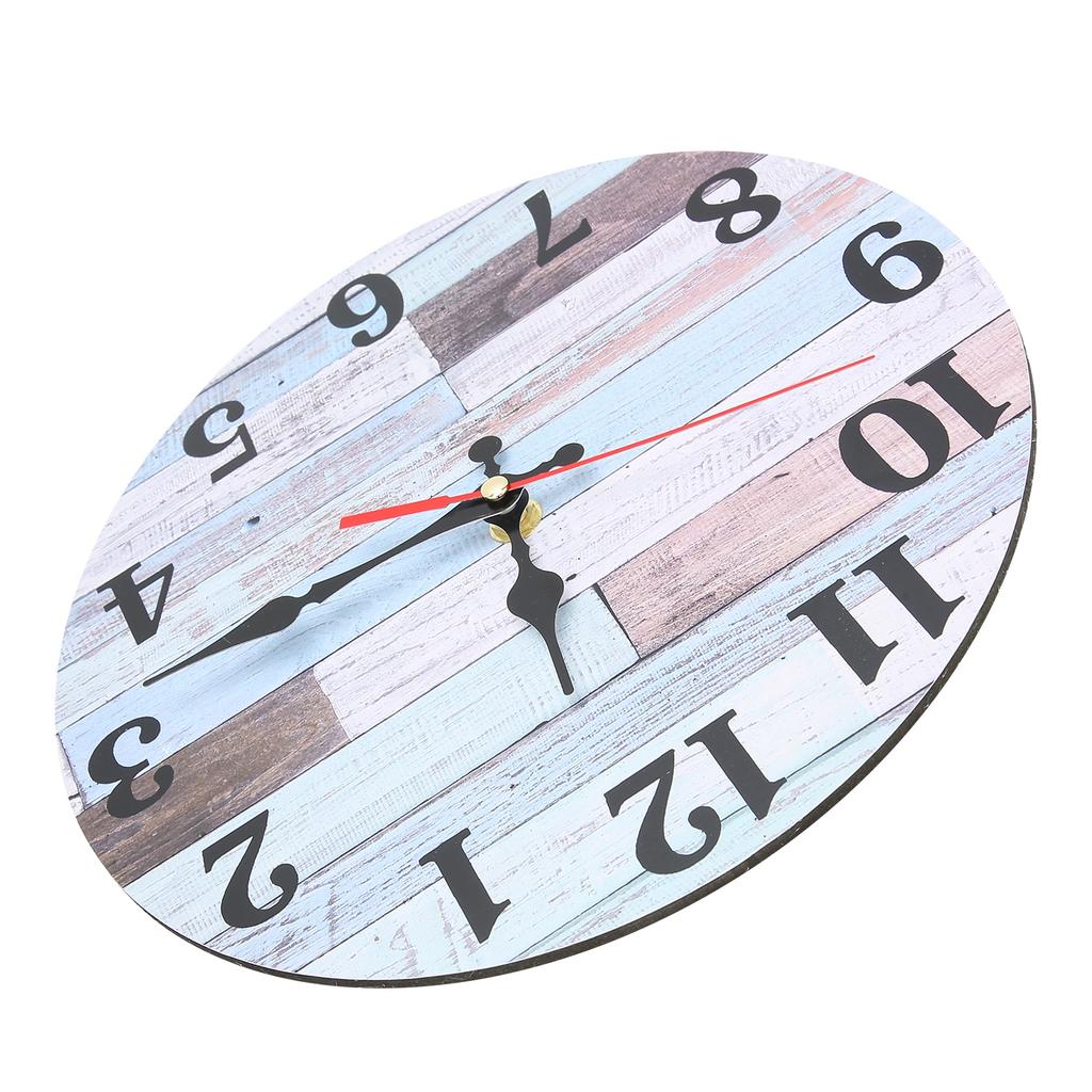 Wall Clock Industrial Style Round Silent Clock Home Decoration Commercial Retro Decorative Wall