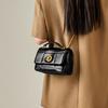 Autumn Winter 2025 New Fashion Small Square Bag Versatile Genuine Leather Women's Bag High-Quality Texture Chain Bag Trendy Commuter Crossbody Bag