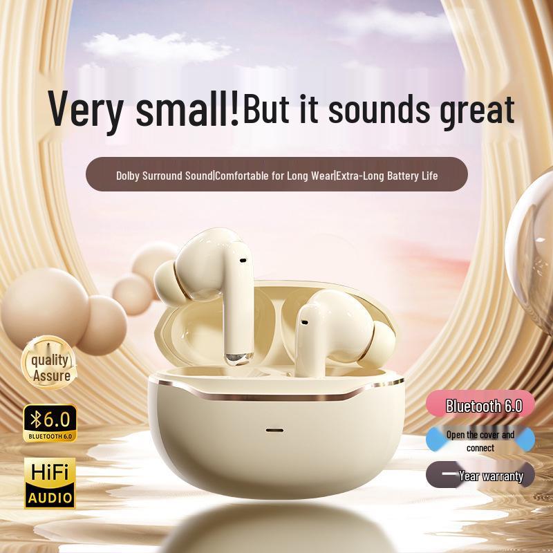 GQ-19 2025 Bluetooth In-ear Headphones: High Sound Quality, Low Latency, Noise Reduction, Long Battery Life.