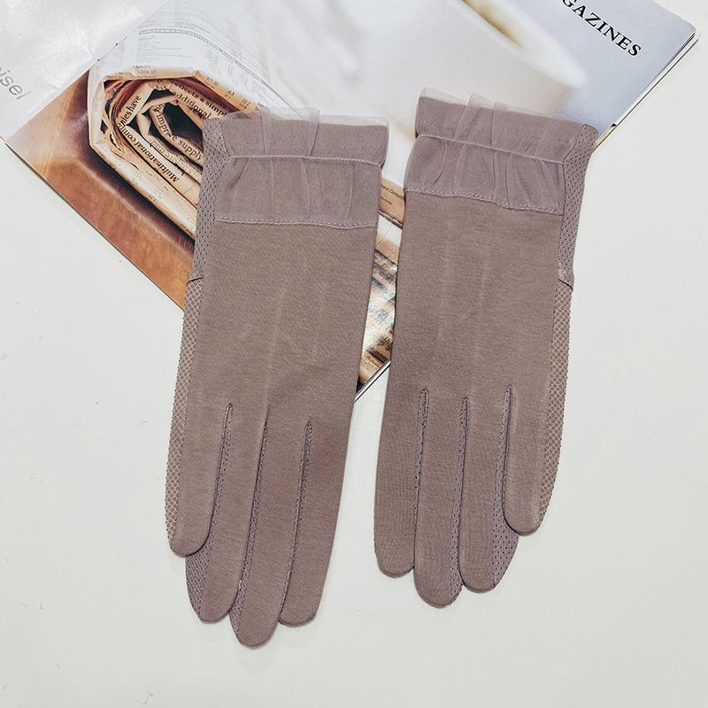 Women s Summer UV Protection Touchscreen Gloves – Sweat-Absorbent, Breathable, Non-Slip Full Finger Design