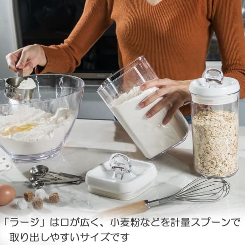 Felli FlipTight Food Storage Containers with Airtight Lids, Large Variety, 5-Piece Set