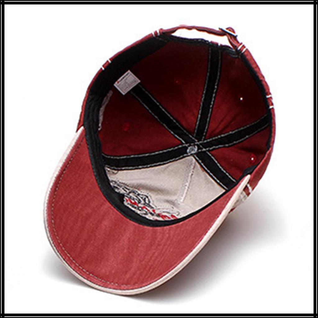 English Letter Logo Cap Hat Running Outdoor Men Women CA728 [White Fang] (Blue)