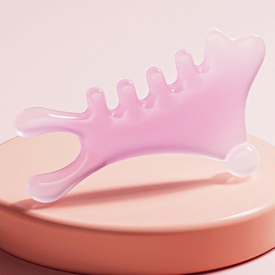 1/2Pcs Meridian Massage Comb Multi-purpose Face Scalp Massage Comb Portable Handheld Body Head Scratcher Massager Guasha Scrubber Tool