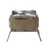 Laugh's Bonfire Grill A-4-WING [Super] (BEYOND) SHO-016-00, Stainless Steel, High Durability, Foldable, Compact Storage, Chimney Kit Compatible, Free