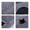 Felt Cat Tunnel Cave Bed, Detachable Cozy Easy to Carry for Training Toy