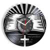 James 1:17 Her İyi ve Mükemmel Hediye Yukarıdan Kutsal Kitap İncil Duvar Saati İncil Ayet Alıntı Hıristiyan Vinil Kayıt Saati