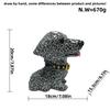 Latest Transfer Big-headed Dog Resin Crafts Ornaments Living Room Home Work Tabletop Decoration Supplies Gift Durable