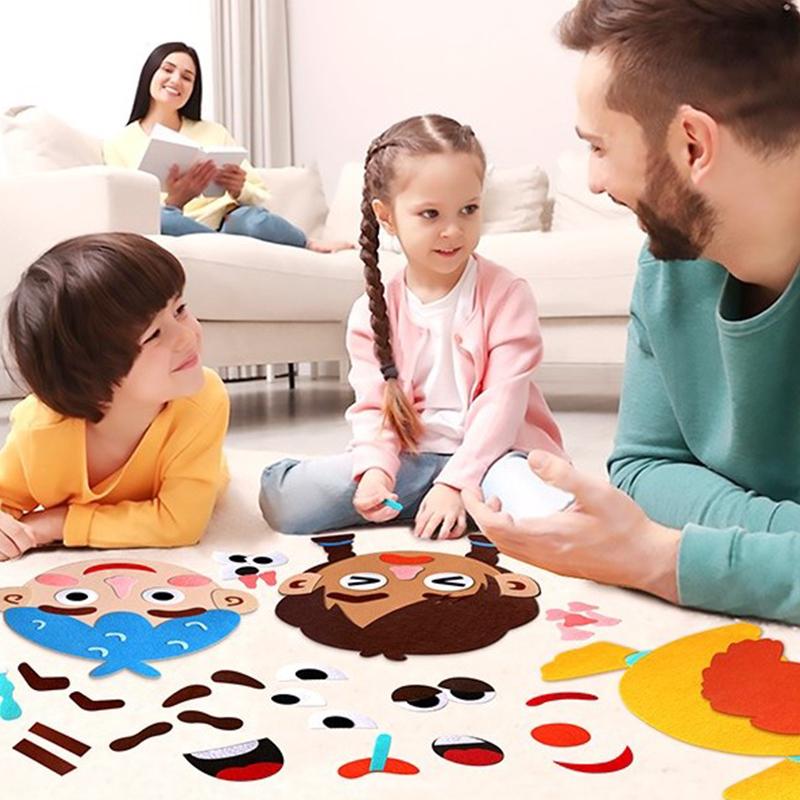 Kinder Gesichtsausdruckskarten für Grimassenspiele, Emotionale Veränderung, Montessori Vorschul-Lernaktivität, Sensorisches Spielzeug, Geschenk