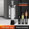 Windproof Foot Pedal Door Stopper - Anti-Collision, Adjustable Position Brake Door Holder