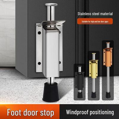 Windproof Foot Pedal Door Stopper - Anti-Collision, Adjustable Position Brake Door Holder