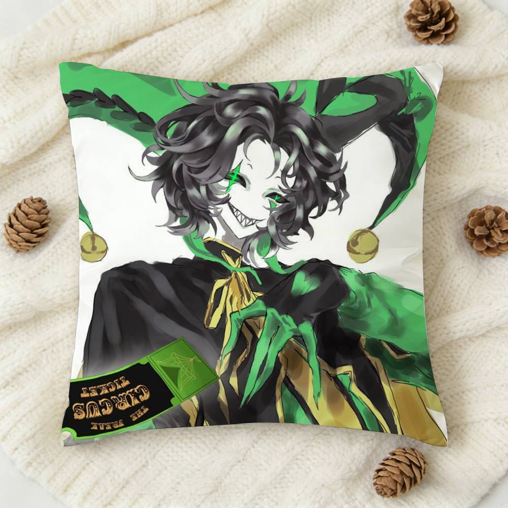 Harlequin Doublesided Printed Square Decorative Cushion Cover for Sofa Living Room Home Decor