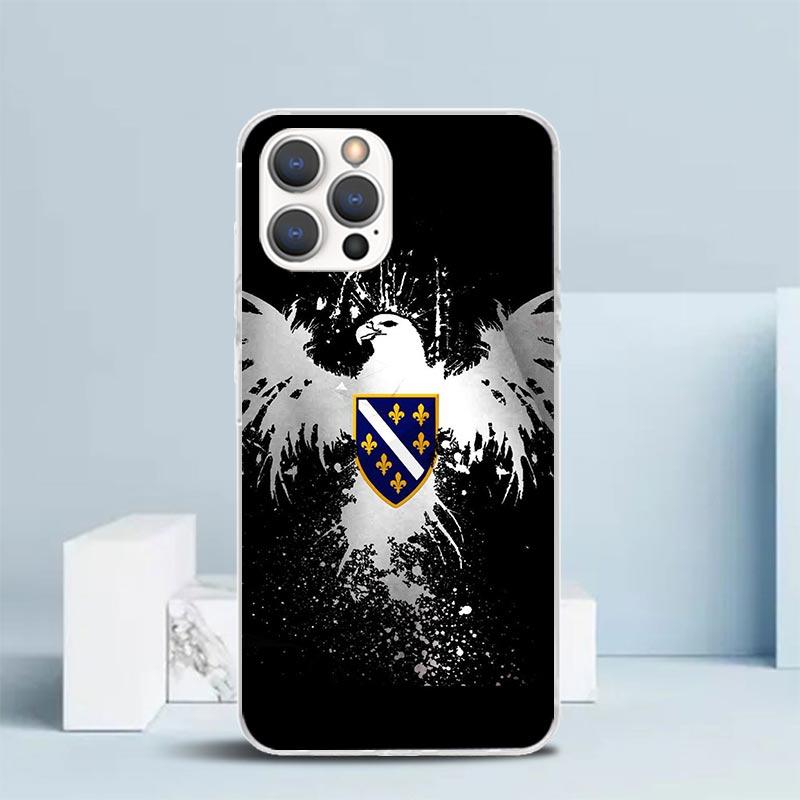 Bosnia And Herzegovina Flag Phone Case For IPhone 16 17 Air 16E 15 14 Plus 13 Mini 12 11 Pro Max 7 8 + SE 2020 Soft TPU Back Cov