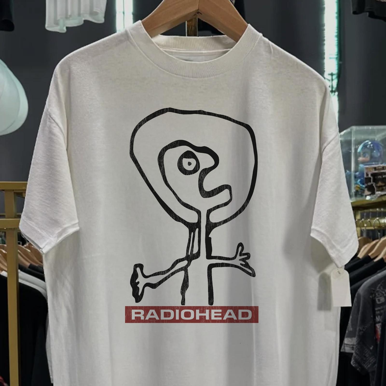 90S Radiohead Promo T-Shirt White XXL 2XL