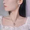 Pearl Set, Stud Earrings, Necklace, Flowery Female, Sweet, Versatile And Elegant