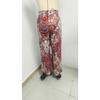 Summer New Fashion Versatile Printed Casual Wide Leg Pants for Women European American Style Ladies Bottoms