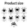 3D PET Glowing Bat LED Wall Stickers 12/24 PCS No Damage to Wall Decals for Halloween Family Gathering Party Decor