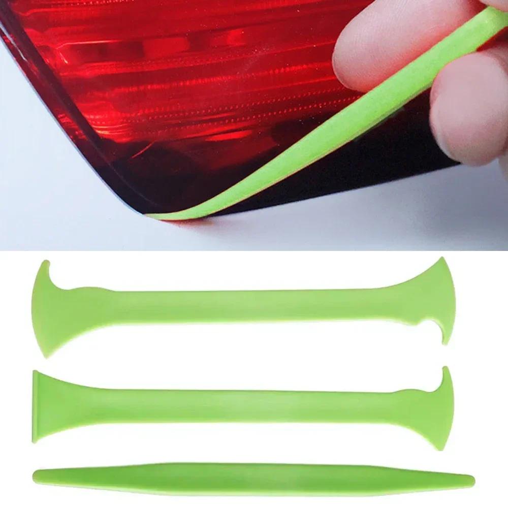 3Pcs/set New Vinyl Car Wrap Tool Protable Cars Micro Stick Squeegee Window Tinting Kit Corner Scraper Curves Slot Tucking Tools