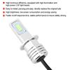 2Pcs H3  80W 8000K LED Fog Light Bulb Lamp Ice Blue12-24V 