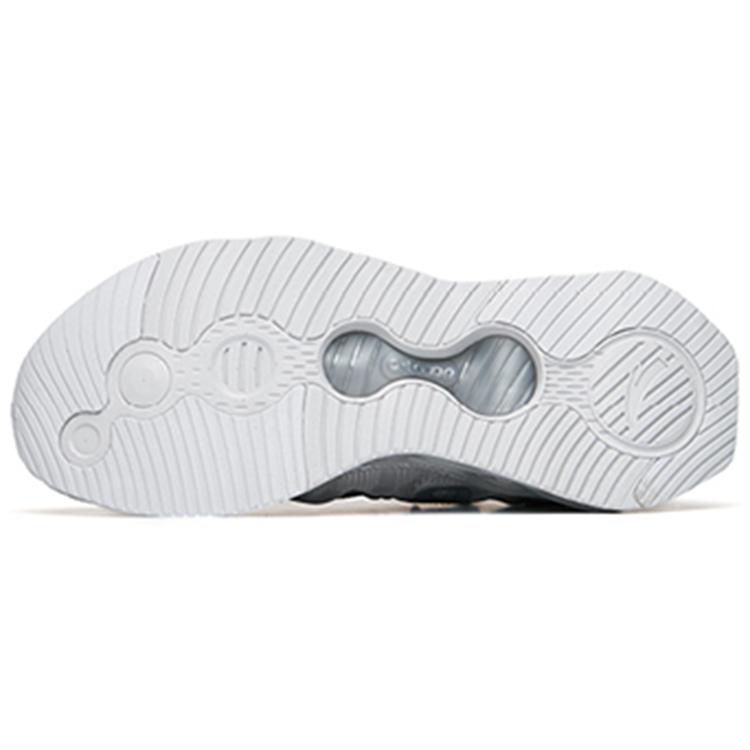 New Anta Running Collection Cushioned Anti Slip And Wear Resistant Lightweight Low Top Running Shoes Men's Silver 112215559-5