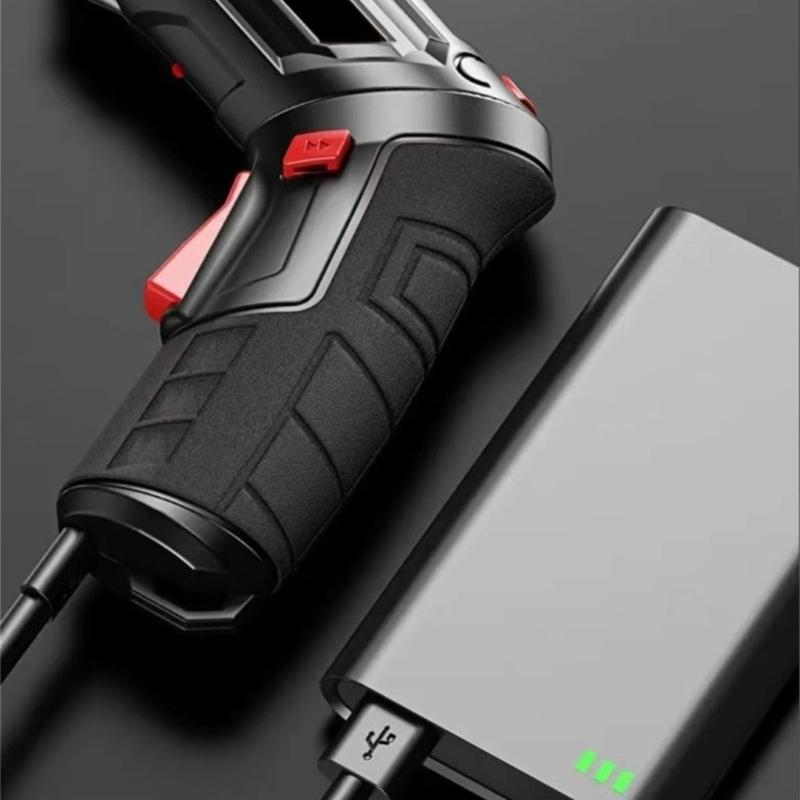 Multifunctional Electric Screwdriver Set, Portable Cordless Power Tool with LED Light for Home