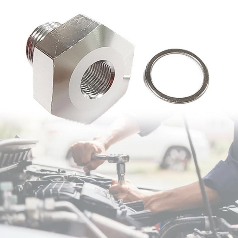 Stainless Steel Pipes Fitting Hexagon Plug O2 Oxygen Sensor Solder Bung M16x1.5 Thread Bung Car Accessories with Gasket