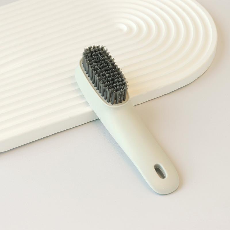 Multifunctional Long-Handle Shoe & Clothes Cleaning Brush with Soft & Hard Bristles