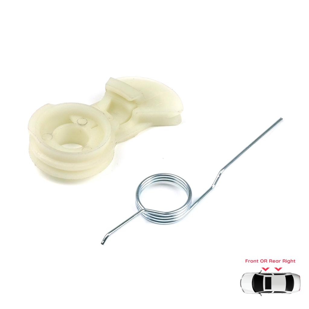 BWR1110 Rechter Fensterheber-Eckführungsclips für Renault Modus Scenic 2 3 Peugeot 206 307 Citroen C3 1 Xsara Opel Meriva A