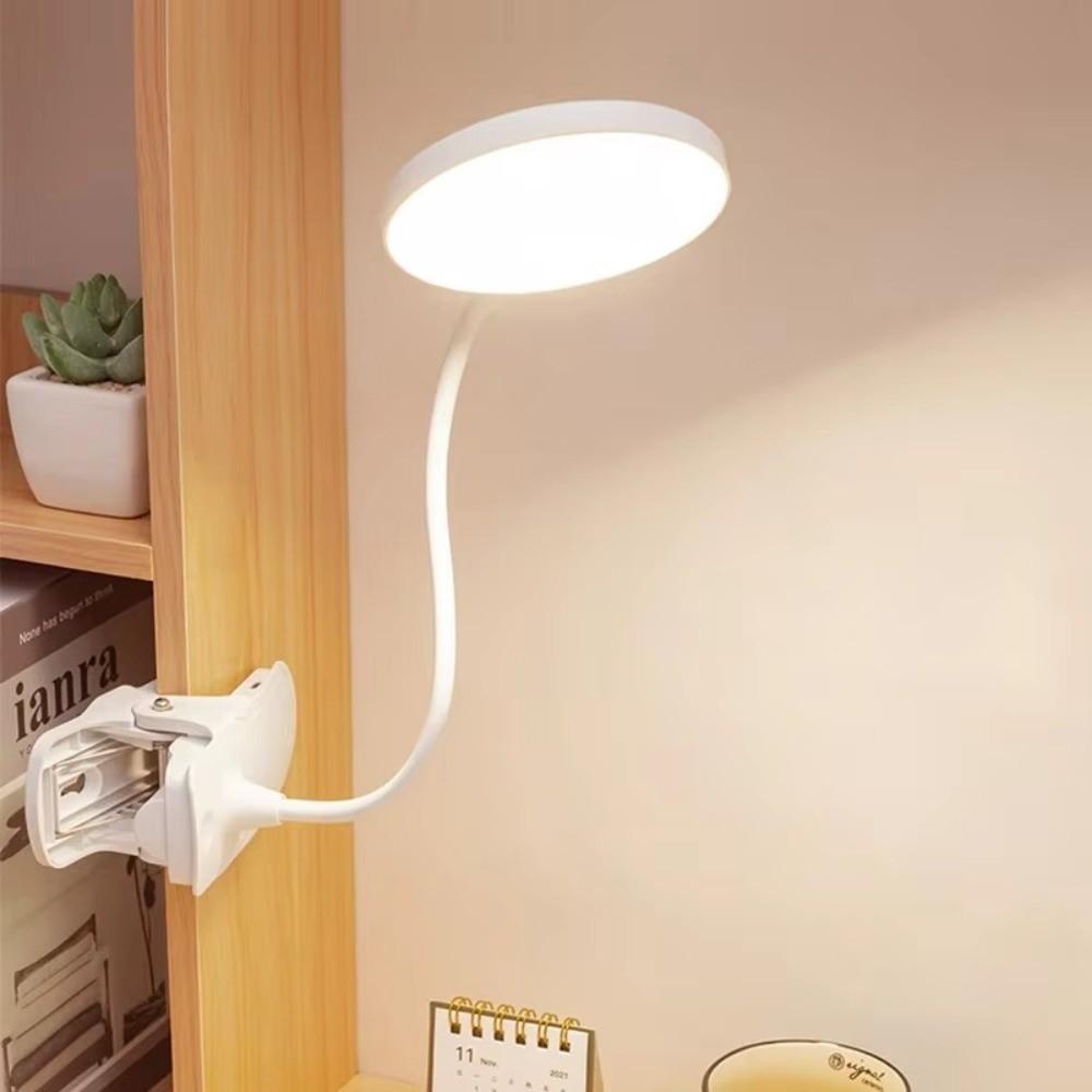 Dimming Function LED Clip Lamp Touch Control LED Desk Lamp USB Rechargeable Lamp  Bed Reading