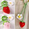 1pc Universal Auto Interior Pendant Car Strawberry Styling Ornaments Car Rearview Mirror Decroative Lanyard Car Accessories