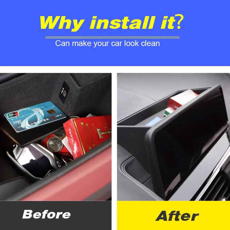 For BMW X3 G01 X4 G02 BMW iX3 2018-2026 Central Control Dashboard Navigation Screen Rear Storage Box Tray Interior Accessories