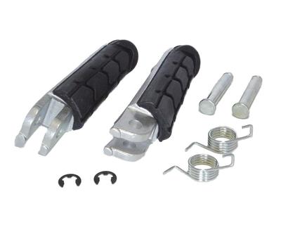 Stork Corp Universal Motorcycle Front Step Bars (Left and Right Set) for CBR250R, VTR250, and Other Models