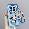 KEYSION Shockproof Case for Realme 13 Pro 5G with Lanyard Silicone Cute 3D Cartoon Doll Phone Cover for Realme 13 Pro+ 5G