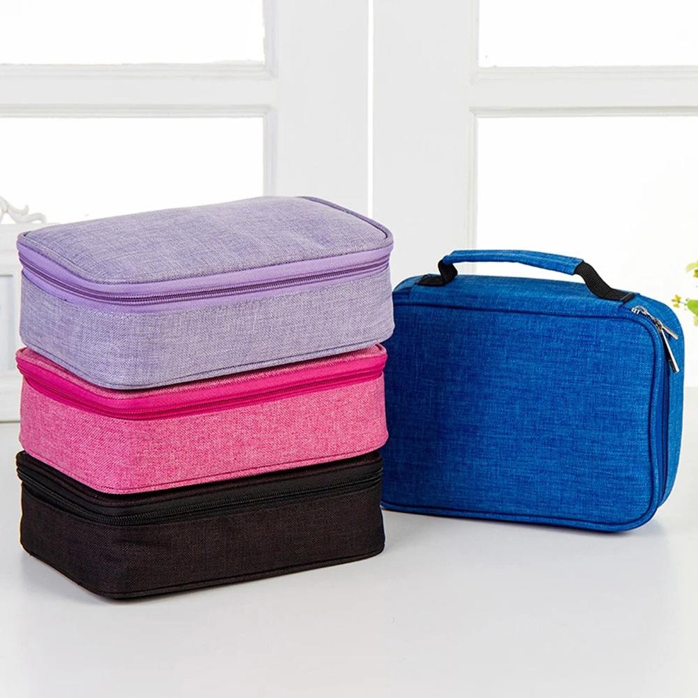 High Capacity 72 Slots Pen Bag Case Pen Box Pencil Case Pencil Pouch Pencil Bags Zipper Pen Bag