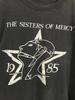 T-shirt Unisexe en Coton Noir Vintage 1985 The Sisters of Mercy T-shirt Unisexe