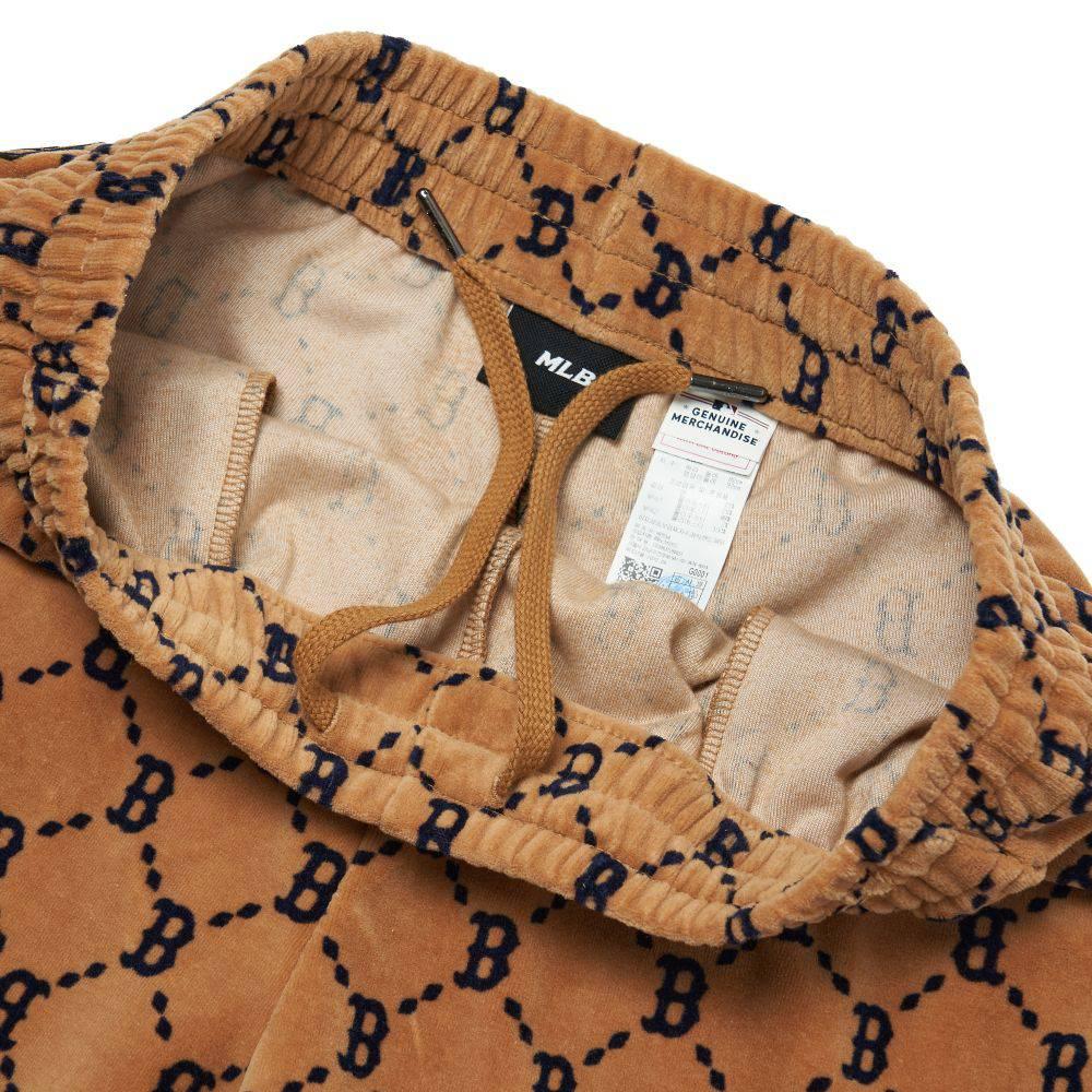 New MLB Knitted Sports Pants Unisex Brown 3APTM0524-43BGD