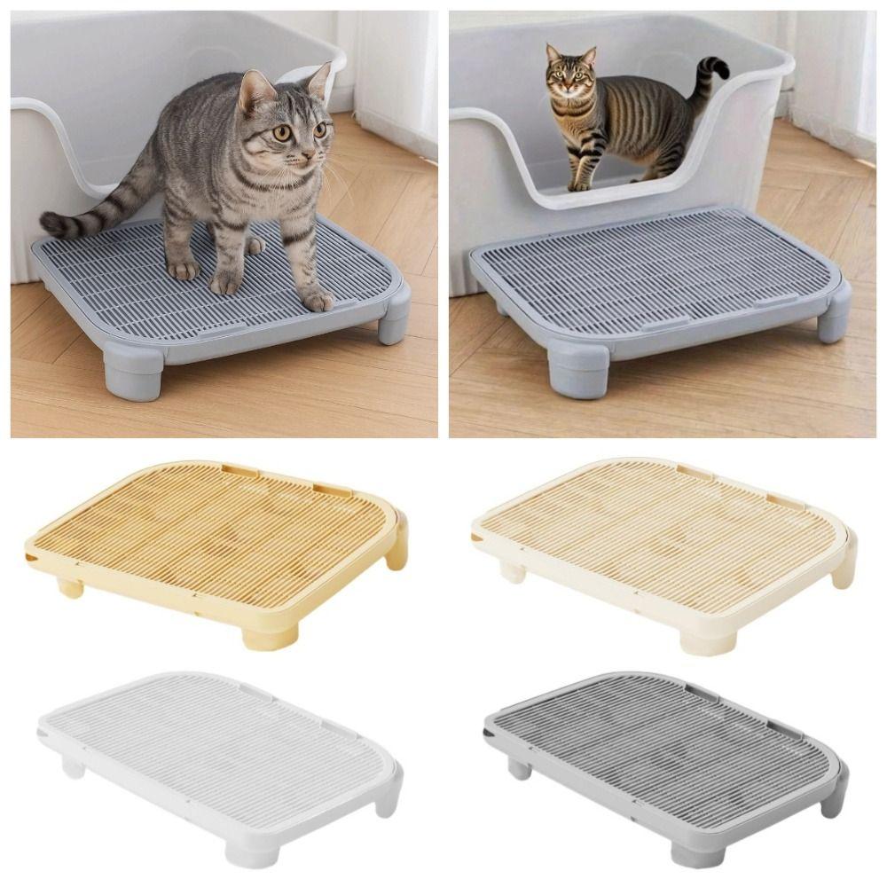 Large Cat Litter Mat Detachable Kitty Litter Trapper Mats Cat Litter Trapping Strainer  Pet Toilet