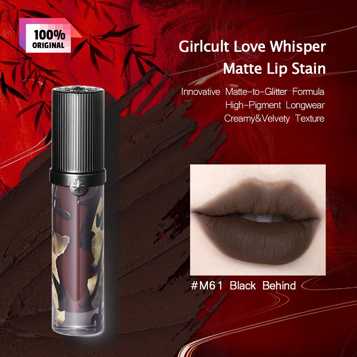 

GIRLCULT Матовый тинт для губ Love Whisper 3,8 г/0,13 унции (8 вариантов цвета)
