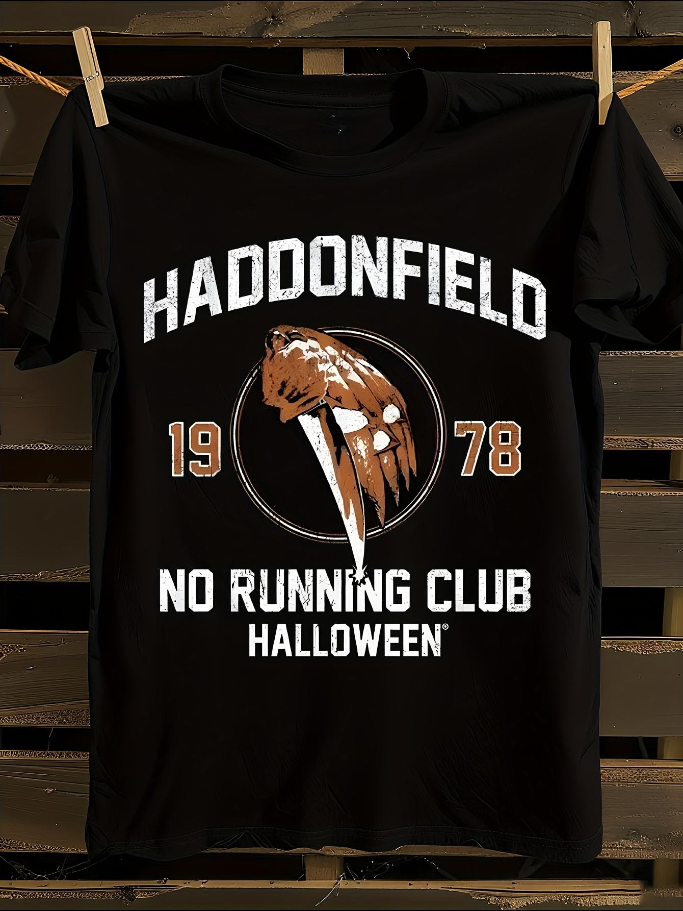 Haddonfield No Running Club Vintage 1978 Halloween Movie ... S