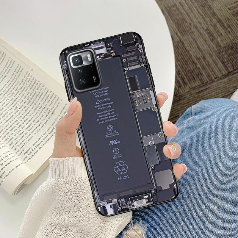 Akku Leiterplatte Handyhülle Für Xiaomi Redmi Note 11S 11 10 Pro 9Pro 8Pro Note9 9S 10S 9T Redmi 10 10C 9C 9A Funda Capa