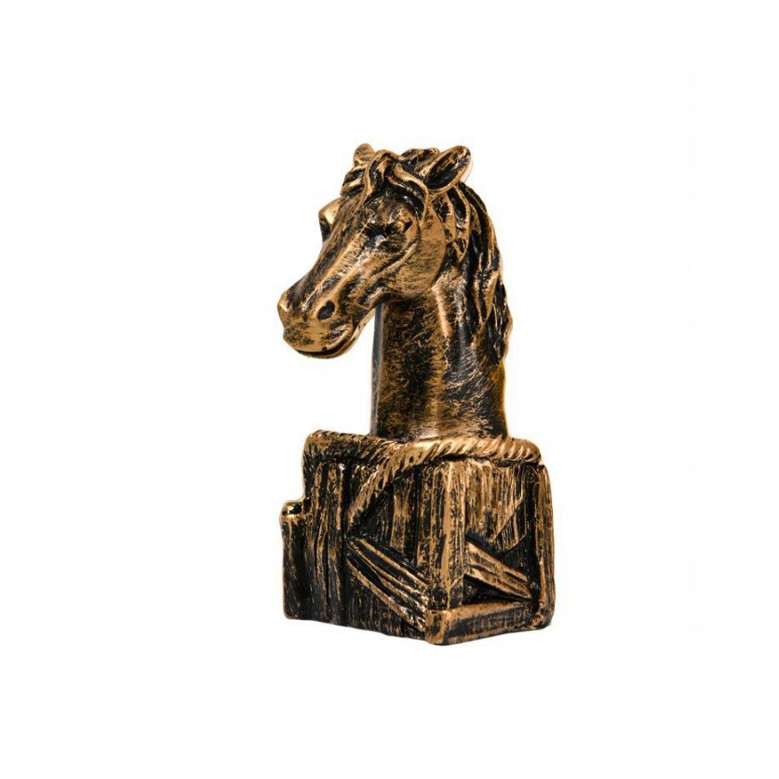 

Horse Head Sculpture, Suitable For Home Decoration, Living Room Decorative Ornaments, And Desktop Decoration. One Size