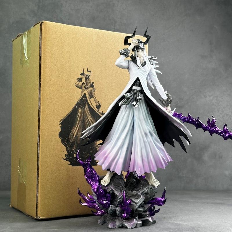 CHENG Bleach Ichigo Kurosaki Mugetsu Anime Figure 33CM ABS PVC Collectible Statue Desktop Decoration For Anime Fans