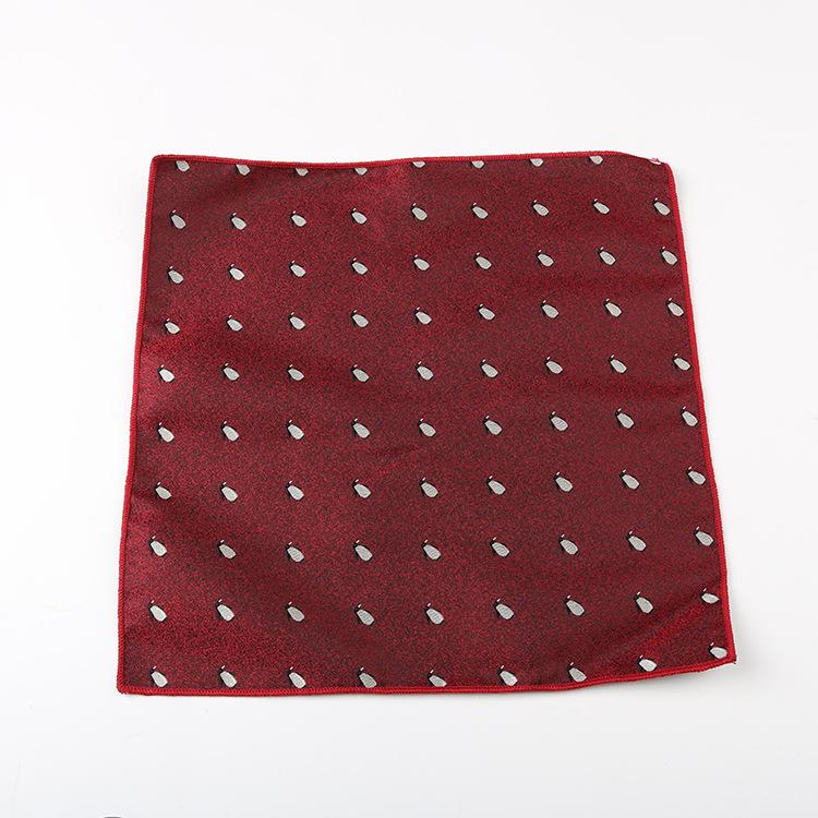 Herren-Taschentuch, Hochzeits-Hochzeits-Bräutigam-Bankett-Zeremonie-Geschäfts-Brusttuch, Kleines quadratisches Tuch, Taschentuch, Hochwertige Polyesterseide
